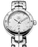 Tag Heuer Link Diamonds Silver Dial Silver Steel Strap Watch for Women - WAT1413.BA0954