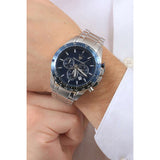 Maserati Traguardo Chronograph Blue Dial 45mm Stainless Steel Watch For Men - R8873612043