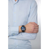 Maserati Traguardo Chronograph Blue Dial Brown Leather Strap Watch For Men - R8871612024