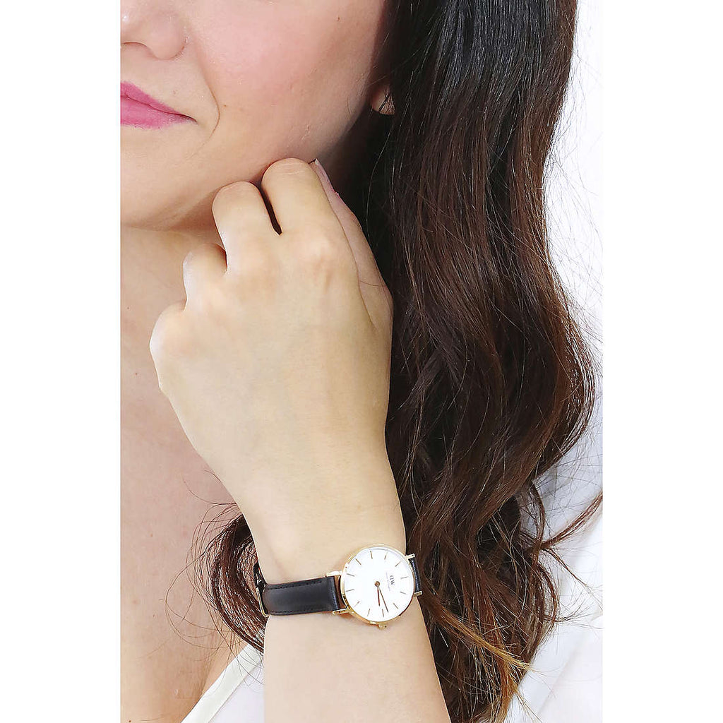 Daniel Wellington Classic Petite Sheffield White Dial Black