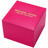 Michael Kors Runway Chronograph Limited Edition Pink Dial Pink Steel Strap Watch for Women - MK7478LE