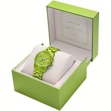 Michael Kors Runway Limited Edition Green Dial Green Steel Strap Watch for Women - MK7480LE