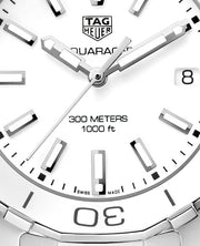 Tag Heuer Aquaracer Quartz White Dial Two Tone Steel Strap Watch Women - WAY131B.BA0914