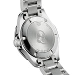 Tag Heuer Aquaracer Diamonds Mother of Pearl White Dial Silver Steel Strap Watch for Women - WBD131C.BA0748