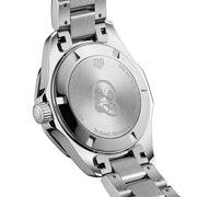 Tag Heuer Aquaracer Quartz Diamonds Black Dial Silver Steel Strap Watch for Women - WAY131P.BA0748