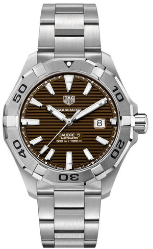 Tag Heuer Aquaracer Brown Sunray Dial Watch for Men - WAY2018.BA0927