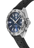 Tag Heuer Formula 1 Quartz Blue Dial Black Rubber Strap Watch for Men - WAZ1118.FT8023