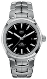 Tag Heuer Link Quartz Black Dial Silver Steel Strap Watch for Women - WBC2110.BA0603