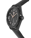 Jam Tangan Tag Heuer Formula 1 Quartz Diamonds Black Dial Black Leather Strap untuk Wanita - WBJ1317.FC8230