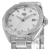 Tag Heuer Formula 1 Jam Tangan Tali Baja Perak Dial Ibu Mutiara Putih untuk Wanita - WBJ1319.BA0666