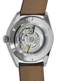 Tag Heuer Carrera Day Date Silver Dial Brown Leather Strap Watch for Men - WBN2011.FC6484