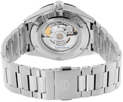 Tag Heuer Carrera Twin Time Blue Dial Silver Steel Strap Watch for Men - WBN201A.BA0640