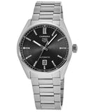 Tag Heuer Carrera Date Black Dial Silver Steel Strap Watch for Men - WBN2110.BA0639