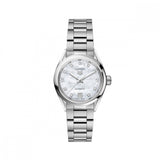 Tag Heuer Carrera Diamonds Mother of Pearl Dial Silver Steel Strap Watch for Women - WBN2412.BA0621