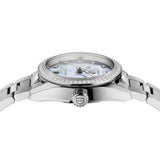 Tag Heuer Carrera Date Diamonds Mother of Pearl Dial Silver Steel Strap Watch for Women - WBN2414.BA0621