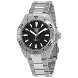 Tag Heuer Aquaracer Professional 200 Quartz Black Dial Silver Steel Strap Watch for Men - WBP1110.BA0627