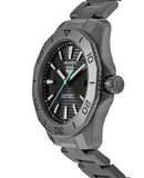 Tag Heuer Aquaracer Professional 200 Solargraph Quartz Black Dial Silver Steel Strap Watch for Men - WBP1180.BF0000