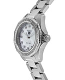 Tag Heuer Aquaracer Professional 200 Quartz Diamond Mother of Pearl Dial Silver Steel Strap Watch for Women - WBP1417.BA0622