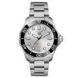 Tag Heuer Aquaracer Professional 300 Automatic Silver Dial Silver Steel Strap Watch for Men - WBP201C.BA0632