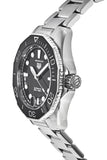 Tag Heuer Aquaracer Professional 300 Automatic Black Dial Silver Steel Strap Watch for Women - WBP231D.BA0626