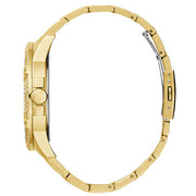Guess Queen Quartz Gold Dial Gold Steel Strap Watch For Men - GW0497G2