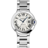 Cartier Ballon Bleu De Cartier Silver Dial Silver Steel Strap Watch for Women - WSBB0048