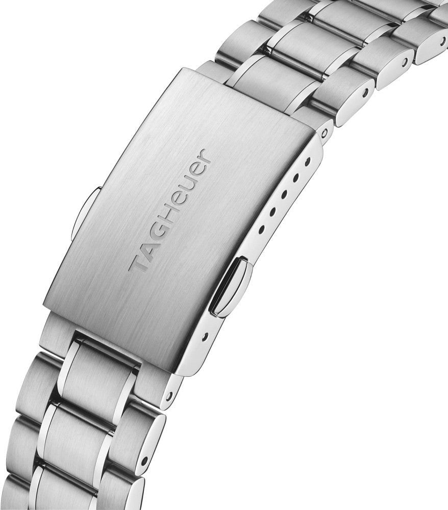 Tag Heuer Formula 1 Jam Tangan Tali Baja Perak Dial Ibu Mutiara Putih untuk Wanita - WBJ1319.BA0666