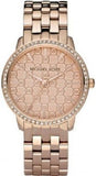 Michael Kors Argyle Quartz Rose Gold Dial Rose Gold Steel Strap Watch For Women - MK3156