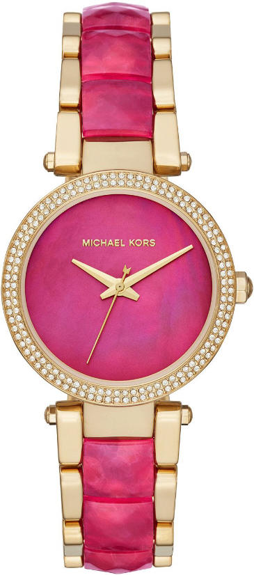 Michael Kors Access Gen 5E MKGO Pink-Tone and Logo Rubber