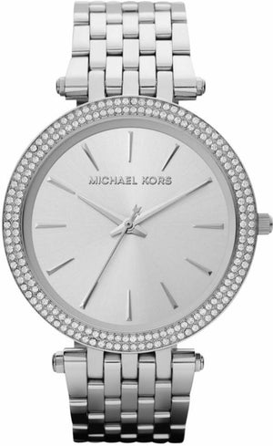 Michael Kors Darci Silver Dial Silver Stainless Steel Strap Watch for Women - MK3190