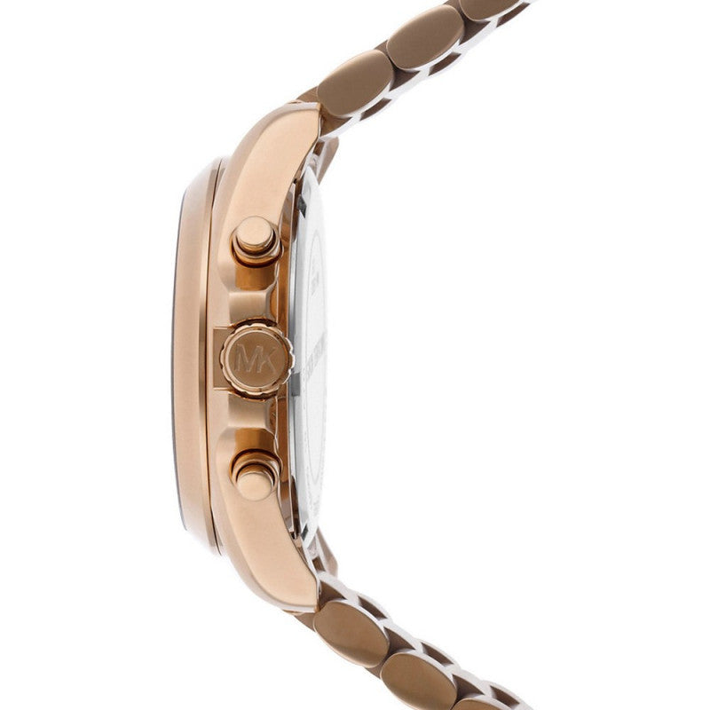 Michael Kors Bradshaw Rose Gold Dial Rose Gold Steel Strap Watch for Women - MK5503