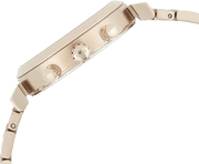 Hugo Boss Flawless Chronograph Silver Dial Rose Gold Steel Strap Watch for Women -1502531