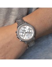 Hugo Boss Hera Rose Pink Dial Silver Steel Strap Watch for Women - 1502565