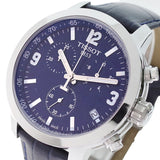 Tissot PRC 200 Chronograph Blue Dial Jam Tangan Tali Kulit Biru Untuk Pria - T055.417.16.047.00