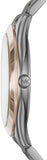 Michael Kors Runway Quartz Grey Dial Grey Steel Strap Watch For Women - MK8576