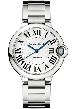 Cartier Ballon Bleu De Cartier Silver Dial Silver Steel Strap Watch for Women - WSBB0048