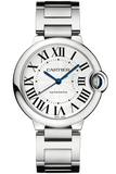 Cartier Ballon Bleu De Cartier Silver Dial Silver Steel Strap Watch for Women - WSBB0048