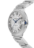 Cartier Ballon Bleu De Cartier Silver Dial Silver Steel Strap Watch for Women - WSBB0048