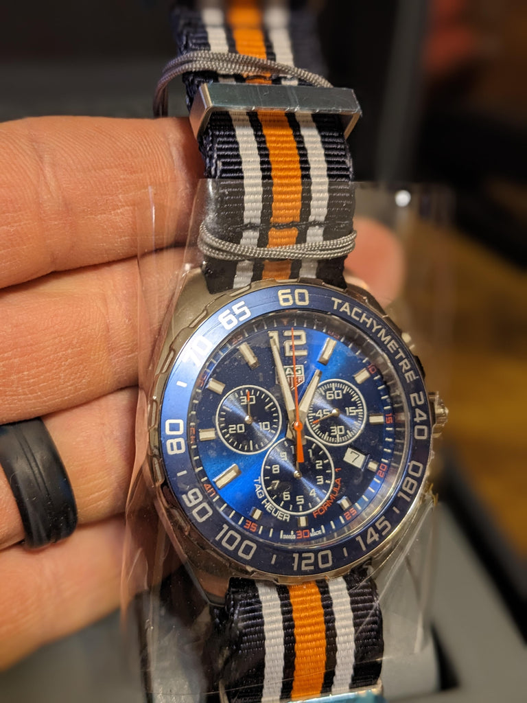 Tag heuer f1 nato strap hotsell