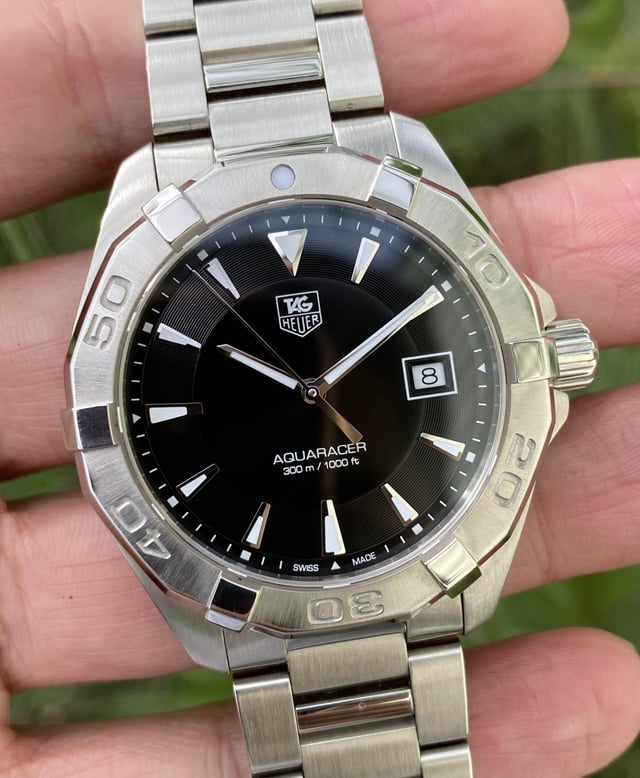 Tag Heuer Aquaracer Black Dial Watch for Men