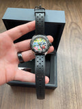 Tag Heuer Formula 1 Alec Monopoly Edisi Khusus Jam Tangan Tali Karet Hitam untuk Pria - WAZ1119.FT8023