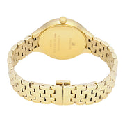 Swarovski Lovely Crystals White Dial Gold Steel Strap Watch for Women - 5242895