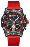 Breitling Endurance Pro The University of Alabama Black Dial Red Rubber Strap Watch for Men - X823102C1B1S1