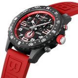 Breitling Endurance Pro The University of Alabama Black Dial Red Rubber Strap Watch for Men - X823102C1B1S1