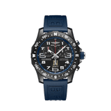 Breitling Endurance Pro United States Naval Academy Black Dial Blue Rubber Strap Watch for Men - X823103C1B1S1