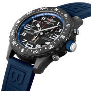 Breitling Endurance Pro United States Naval Academy Black Dial Blue Rubber Strap Watch for Men - X823103C1B1S1