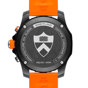 Breitling Endurance Pro Princeton University Edition Black Dial Orange Rubber Strap Watch for Men - X823104C1B1S1
