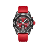 Breitling Endurance Pro Ironman Red Dial Red Rubber Strap Watch for Men - X823109A1K1S1