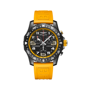 Breitling Endurance Pro Black Dial Yellow Rubber Strap Watch for Men - X82310A41B1S1