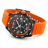 Breitling Endurance Pro Black Dial Orange Rubber Strap Watch for Men - X82310A51B1S1